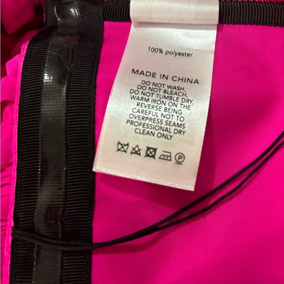 Acler AUS Franklin Magenta Off the Shoulder Pleated Bubble Top AU Fashion Week 4 - Picture 10 of 14